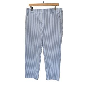 LOFT Rivera Slim Pants Striped Size 10 Petite NEW